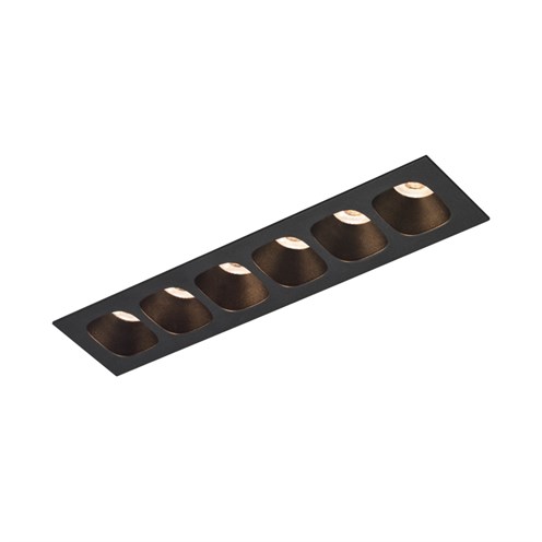 Wever & Ducré+PIRRO PETIT 6.0 LED 14W 1020lm 2700K CRI>90, süvisvalgusti, matt must
